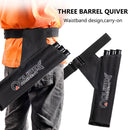 #A Oxford Cloth 3 Tubes Arrow Holder Quiver Bags Storage Carrying Pouch Outdoor