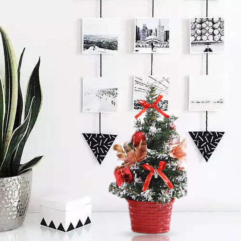 Mini Christmas Tree Xmas Craft Decor Ornament Gift Home Decoration.