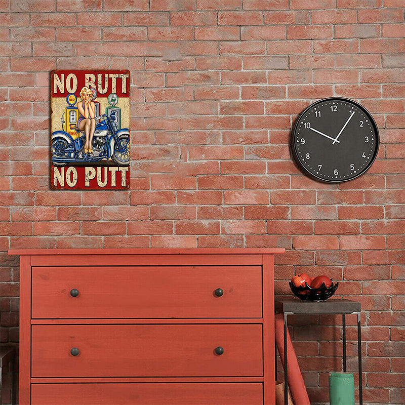 Metal Signs Sexy Girl Iron Painting Metal Wall Art Plaque Poster 20x30cm