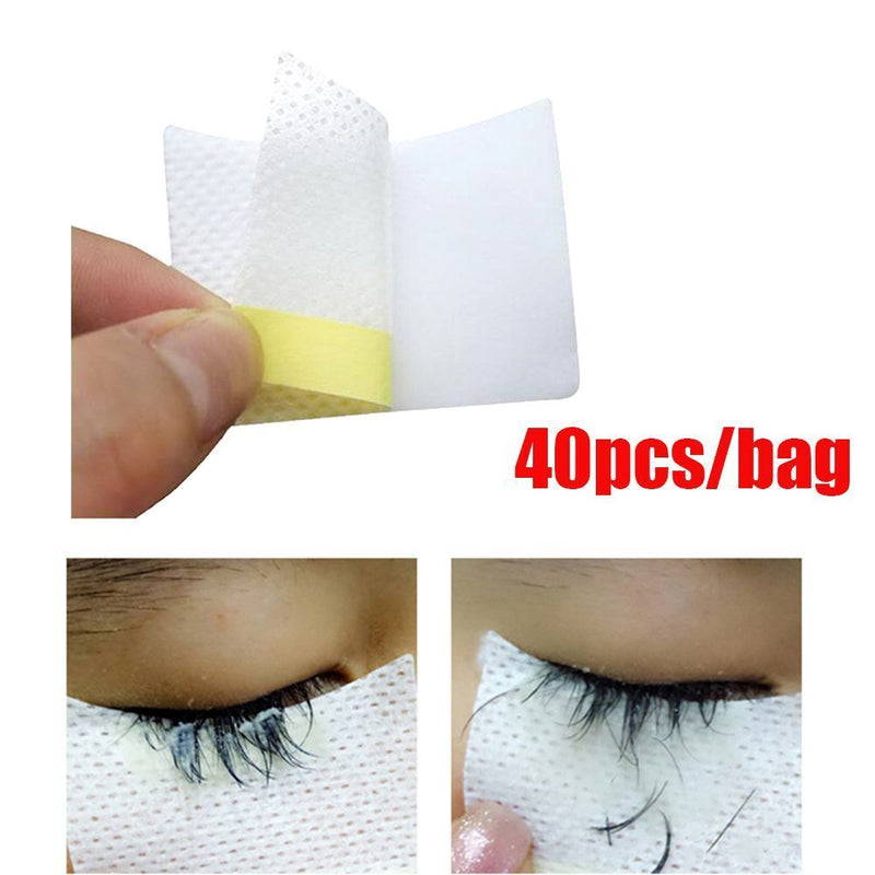 White False Eyelashes Cotton Pads  Eyelashes Extension Removing Under Eye Pads