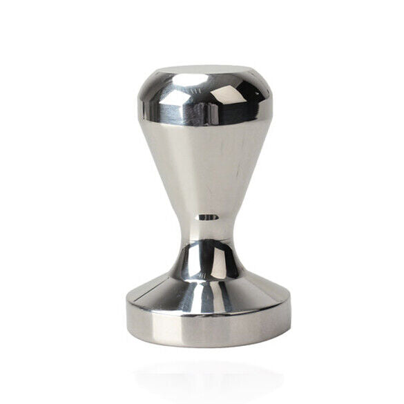 Coffee Barista Espresso Tamper 51mm Base Clear Body Stainless Steel Press