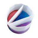 Silicone Split Color Mixing Cup - Multi Channels Paint Divider (3 Channels)