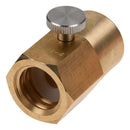 to CGA320 Cylinder Refill Adaptor CO2 Adapter with Bleed Valve For Sodastream