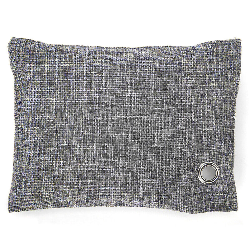 200g Activated Bamboo Charcoal Air Purifying Bag Car Home Deodorant (Grey) Newly