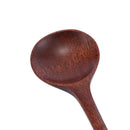 Japanese-Style Porridge Long Handle Soup Scoops Wooden Spoon Tea Spoons