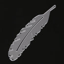 2 Pcs Metal Feather Cutting Dies Stencils DIY Scrapbooking Paper Card Newly