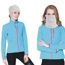 Unisex Solid Color Knitted Scarves Winter Elastic Double-Layer Scarf Neck Cov