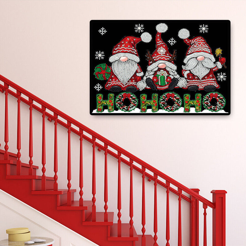 DIY Diamond Painting Partially Specially Shaped Drill Christmas Dwarf Wall Decor
