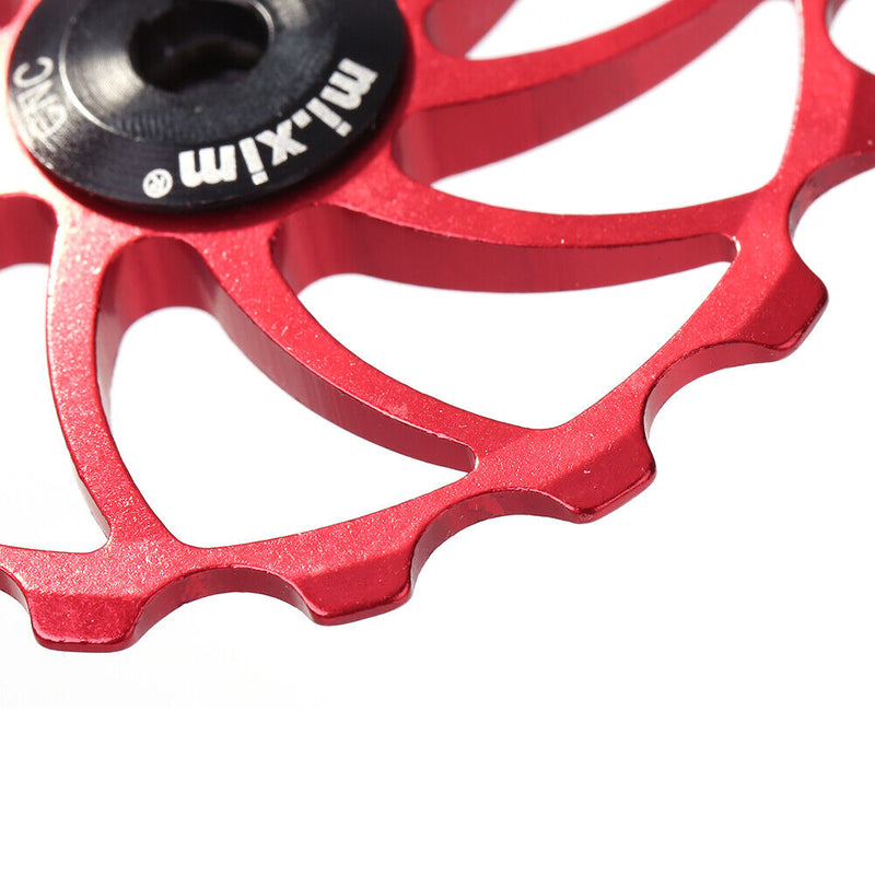 Mi Xim Mountain Bike Rear Derailleur Bearing Pulley Guide Wheel (Red 16T)