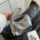 Fashion Sequins Handbag Women Glitters Travel Casual Underarm Shoulder Bag Purse