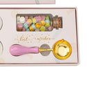 #A Retro Fire Paint Seal Gift Box Set for Valentines Envelope Wedding Invitation