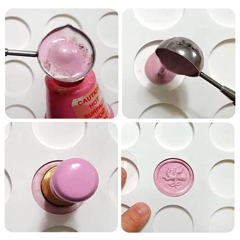Wax Seal Stamp Sealing Mat Silicone Molds for DIY Envelopes Scrapbooking Cr