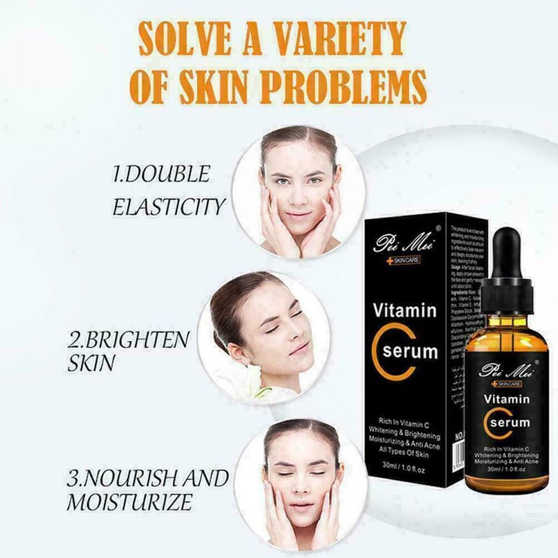 Vitamin C Acid Serum Skin Care Moisturizing L8Q8 Whitening I7F3 Essence L0J5