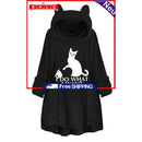 Sherpa Hood Wearable Blanket Fleece Blanket Sweatshirt with Pockets & Sleeves