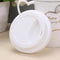 Silicone Insulation Anti-Dust Cup Cover Tea Coffee Sealing Lid Cap(White)