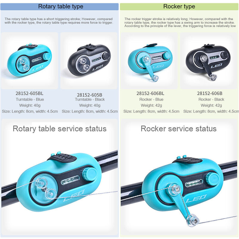 #A Sound Light LED Fish Bite Alarm Buzzer on Sea Rod Night Fishing Pole Tip Aler