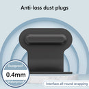 #A Phone Dustproof Plug Integrated Anti-lost Plug Charging Port Silicone Protect