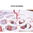 16 Clips Portable Socks Cloth Hanger Rack Clothespin Drying Rack Sock Holder