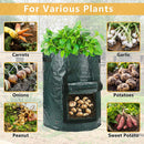 Potato Grow Bags with Flap, Garden Planter Pouch for Plant, Tomato, Fruits Newly