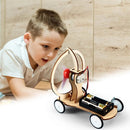 Physics Experiments Circuit Wind Power Electric Car Kit Educational Science