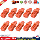 10pcs Outdoor Large Canopy Wind Rope Clamps Windproof Tent Clips (Red) Newly