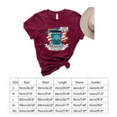 Independence Day Print Letter Tea (Wine Red L) T-Shirt