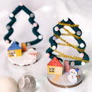 Wool Tree DIY Material Package Christmas Tree Craft Toys Desktop Decoration Gift