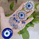 Turkish Blue Eyes Wind Chimes Wall Hanging Ornament Garden Home Decor (A) Newly