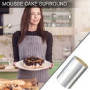 Cake Collars Transparent Cake Rolls Acetate Sheets for Mousse (3.15in) Newly