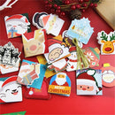 Santa Claus Xmas Party Decor Postcard Gift Cards Blessing Greeting Cards