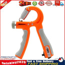 R-Shape Spring Hand Gripper Fitness Countable Hand Strength Grip (Orange) Newly