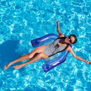Inflatable Float Water Hammock Pool Floating Party Beach Lounger with Cup H