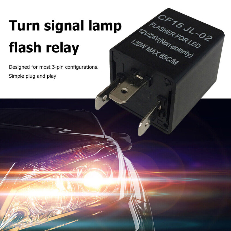 LED Flasher Relay Practical Turn Signal Flashing Relay Automotive Accessories