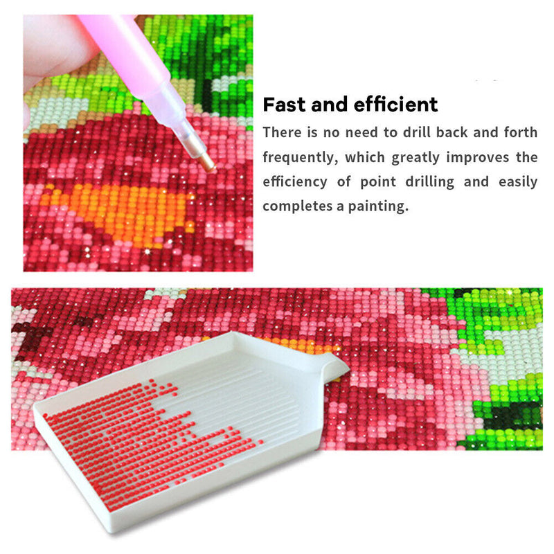 DIY Diamond Painting Tools Set 5D Mosaic Painting Pen Clay Tray Accessories