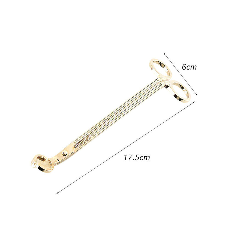 Stainless Steel Candle Wick Trimmer Oil Lamp Trim Scissor Cutter Snuffer Tool