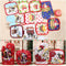 2pcs/set Christmas Home Decoration Glove+Microwave Oven Heat Insulation Pad