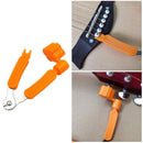 3 in 1 Electric/Wood Guitar String Winder Pin Puller String Cutter (Orange)