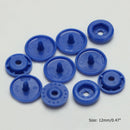 Akaddy 50pcs Push Button Clasp DIY Baby Clothing Push Button (Dark