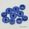 Akaddy 50pcs Push Button Clasp DIY Baby Clothing Push Button (Dark