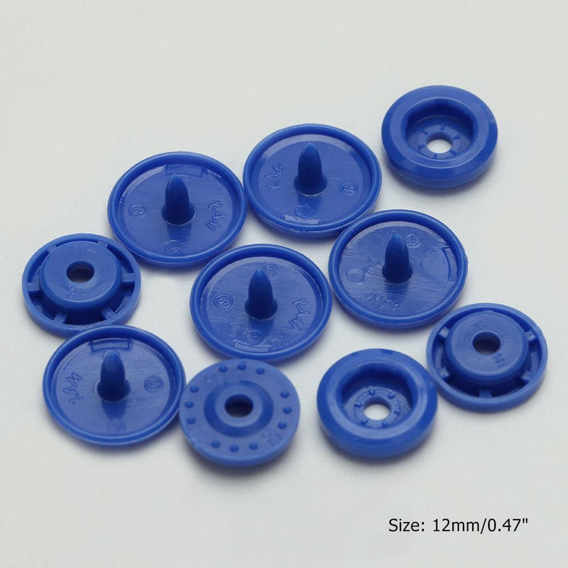 Akaddy 50pcs Push Button Clasp DIY Baby Clothing Push Button (Dark