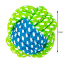 Rope Knot Playing Ball Chew Bite Resistant Teeth Cleaning Toys for Pet Dog