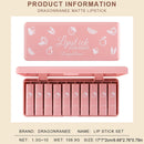 10 Pink Cute Mini Lipstick Gift Box Set Small Sample Small Lipstick Fruit~