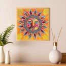 5D Part Special Shaped Drill Luminous Diamond Painting Sun God Art (GT104) Newly