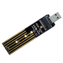 NVMe to USB Adapter, M.2 SSD to USB 3.1 Type A Card, Based UK PCIe Hard Key C5X1