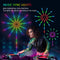156LED Firework Light Kit with Music Sound Remote Control for Holiday Decor