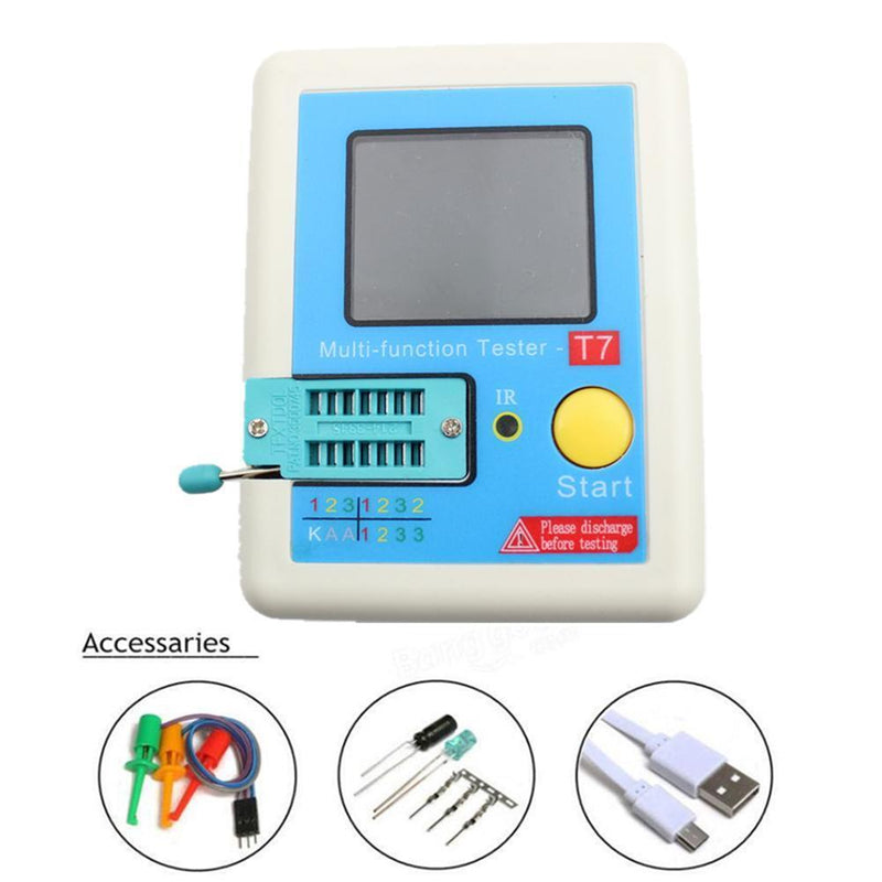 LCR-T7ESR Multimeter High Speed Transistor Tester Graphic Display Meter Newly