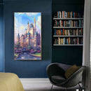 5D DIY Full Round Drill Diamond Paint Castle Mosaic Rhinestone Drawing Pict