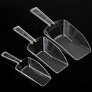 3x Clear Bar Buffet Wedding Ice Sugar Sweet Candy Favor Party Plastic Scoop A0T9