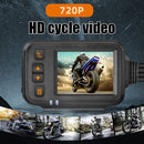 SE30 Waterproof Motorcycle Dash Cam Front+Rear DVR with G Sensor Parking Monitor