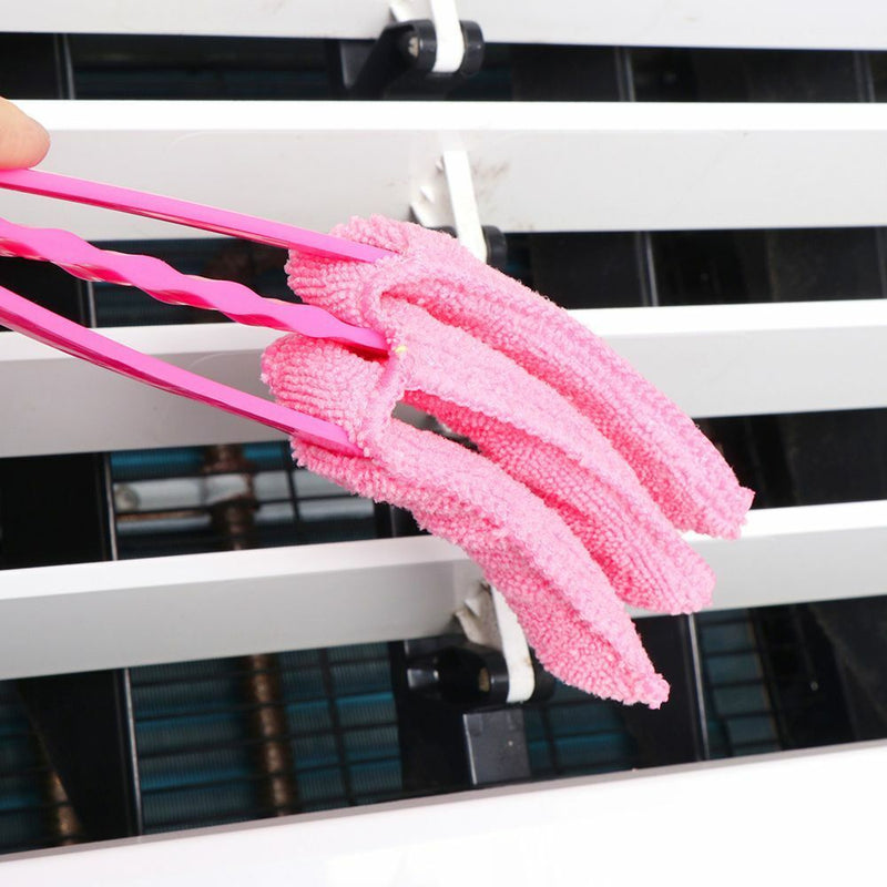 Duster Microfiber Household Removable Venetian Window Blind Cleaner Brush Clip